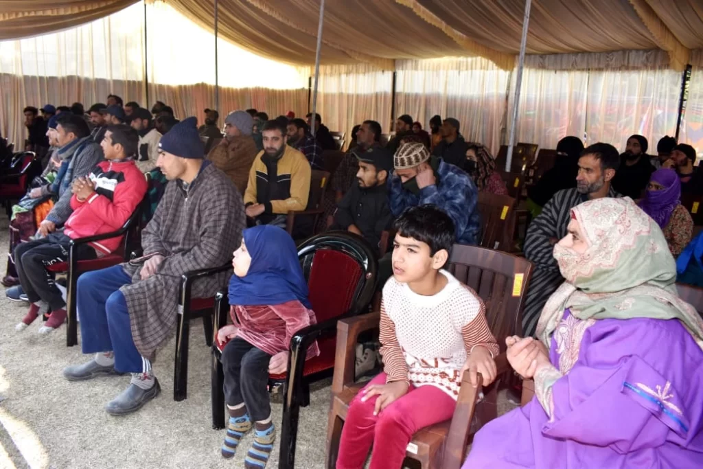 Mobility aids and sports equipment distributed under the Civic Action Programme of J&K Police