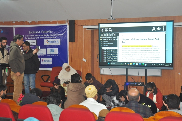 A picture from Project Jyoti organized at NIELIT, Srinagar between 8 to 10 Nov 2025.